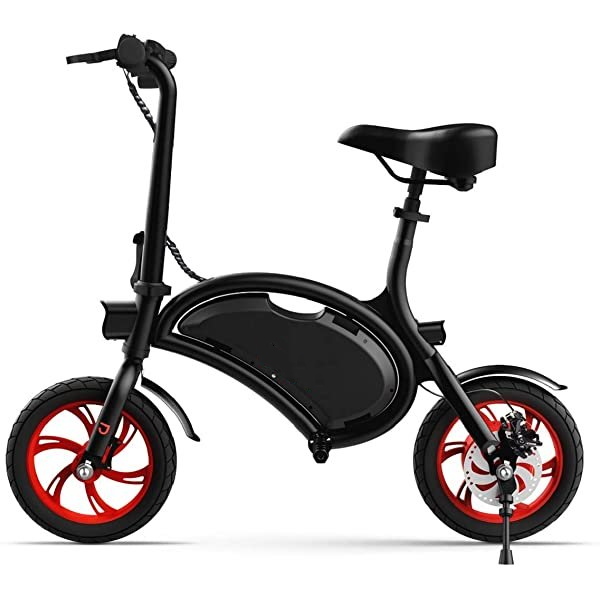 Jetson Electric Bike Bolt Folding Electric Bike, with Pegs – with LCD Display, Lightweight & Portable with Carrying Handle, Travel Up to 15 Miles, Max Speed Up to 15.5 MPH , 40″ x 20″ x 37″