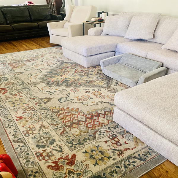 Cambrie 124″ 2 Piece Dual Chaise Sectional With Left Arm Facing Sofa Chaise